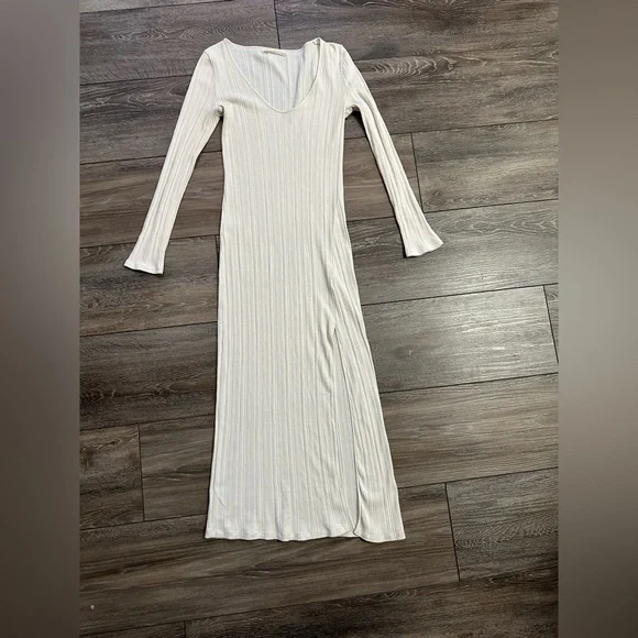 OAK + FORT/ High Front Slid Midi dress/ woman’s size M - Picture 5 of 13